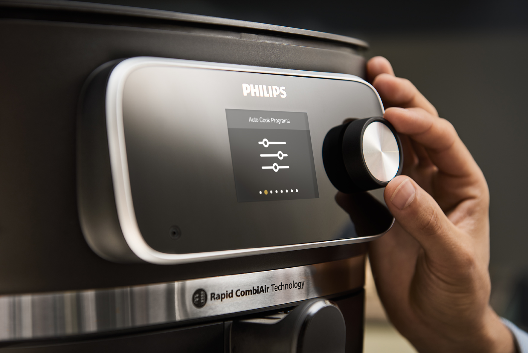 Professional retouching for Philips UI campaign - enhanced product photography with perfect details