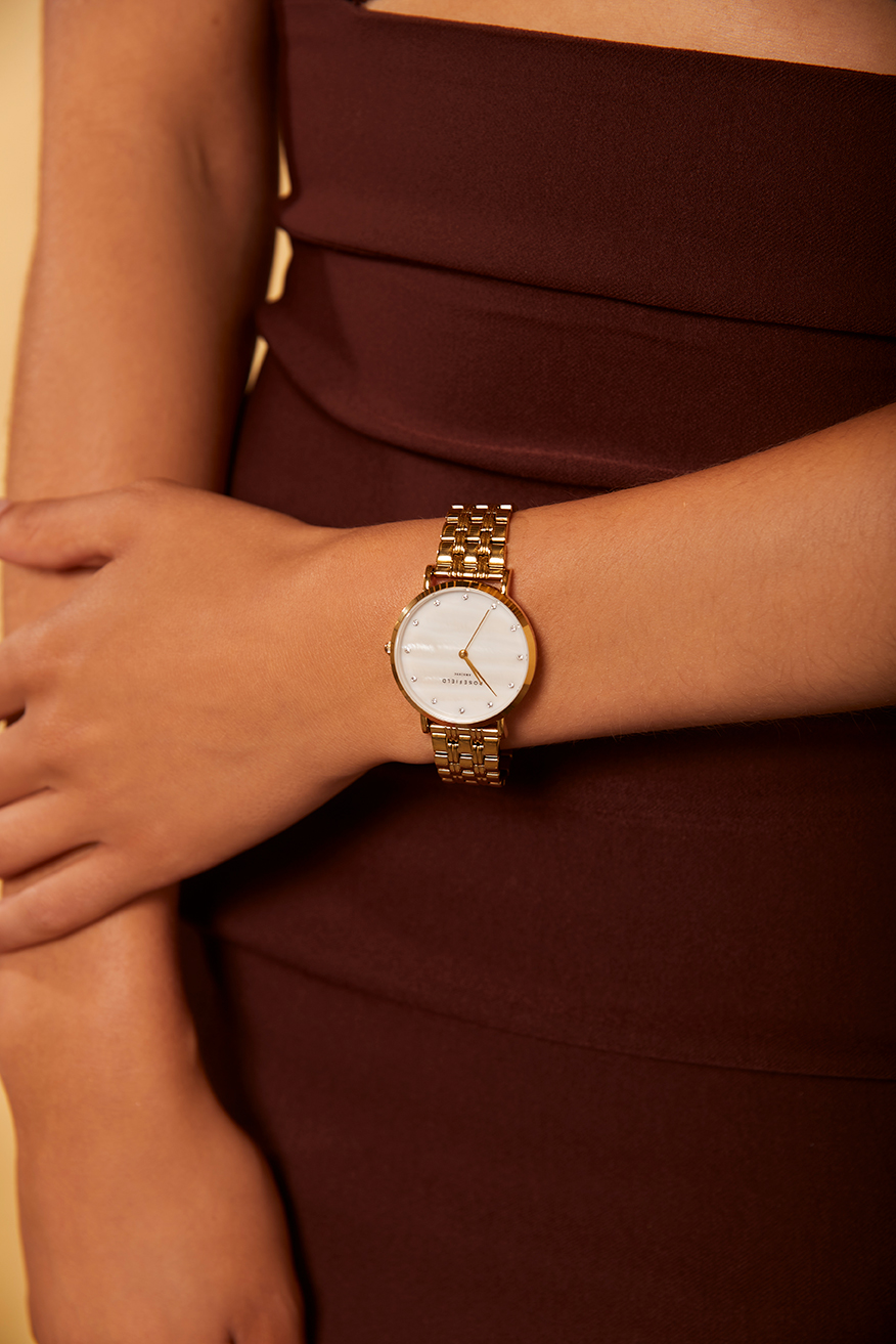 Professional retouching for Rosefield fashion campaign - enhanced portrait with perfect details